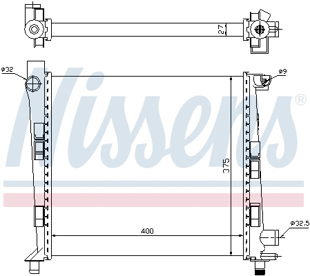 Radiator, engine cooling (693649)