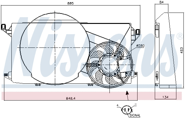 Fan, engine cooling