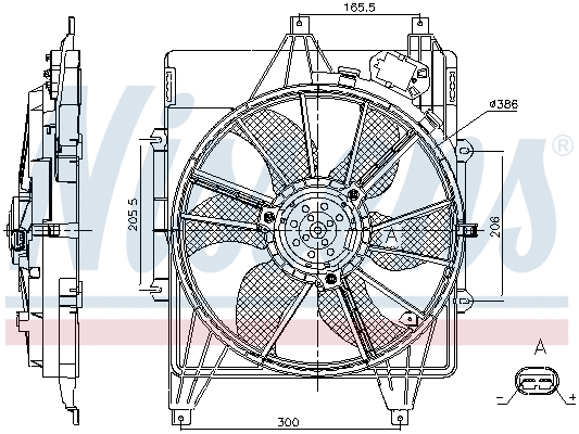 Fan, engine cooling