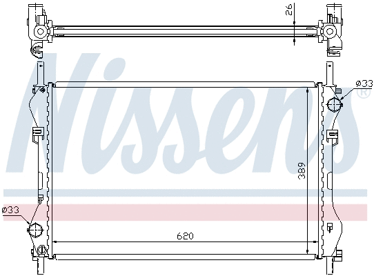 Radiator, engine cooling