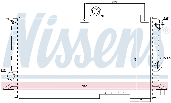 Radiator, engine cooling