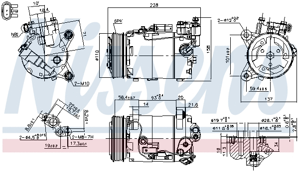 Compressor, air conditioning