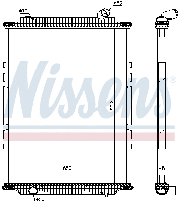 Radiator, engine cooling (6378920)