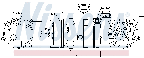 Compressor, air conditioning
