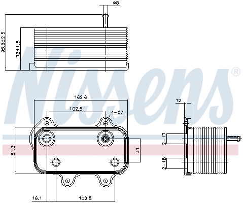 Oil Cooler, engine oil