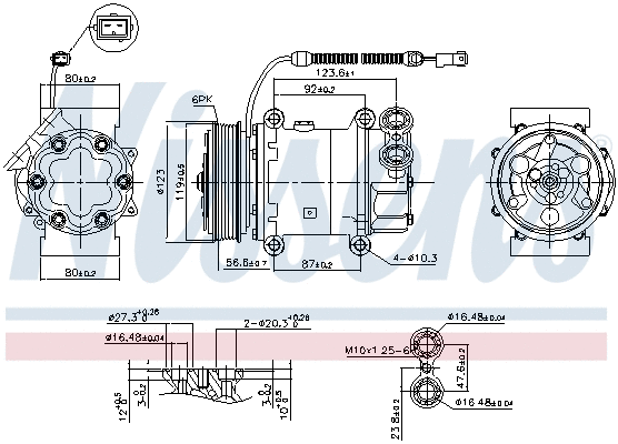 Compressor, air conditioning