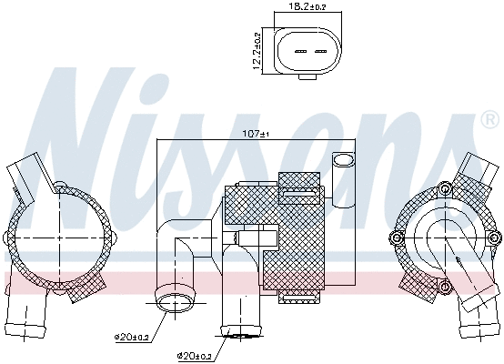 Auxiliary Water Pump (cooling water circuit)