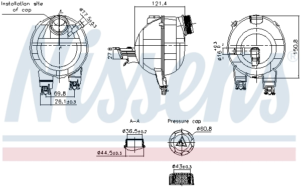 Expansion Tank, coolant (996306)