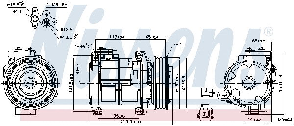 Compressor, air conditioning