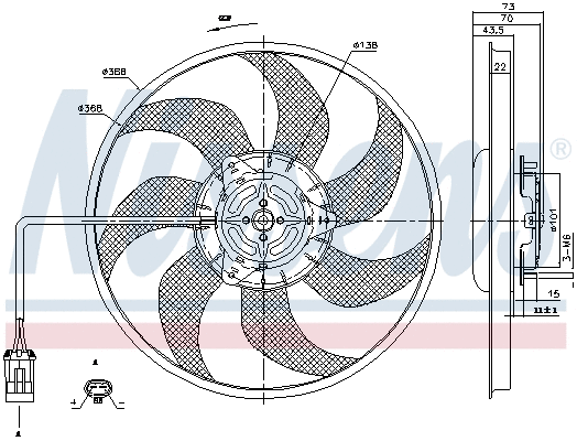 Fan, engine cooling