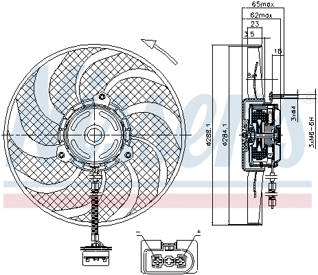 Fan, engine cooling