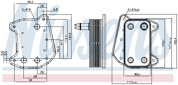 Oil Cooler, engine oil