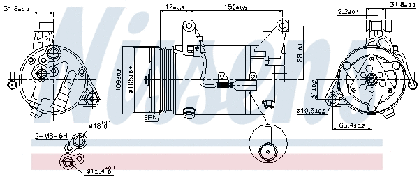 Compressor, air conditioning