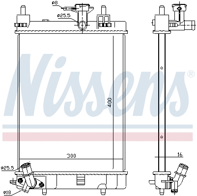 Radiator, engine cooling