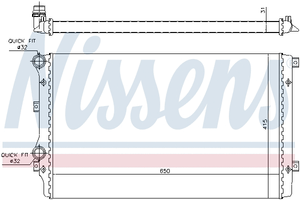 Radiator, engine cooling (692812)