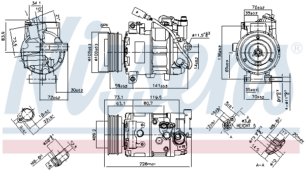 Compressor, air conditioning