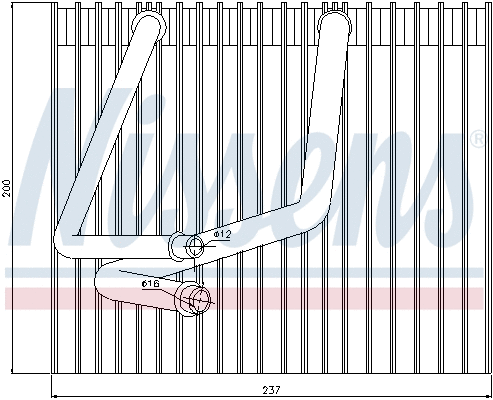 Evaporator, air conditioning