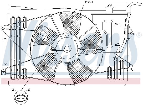 Fan, engine cooling