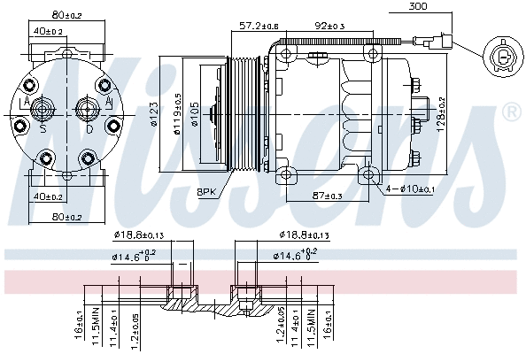 Compressor, air conditioning