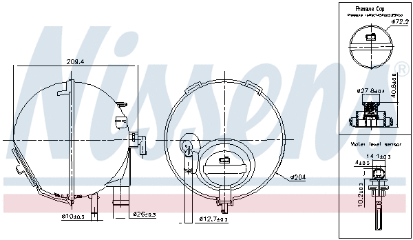 Expansion Tank, coolant (996186)