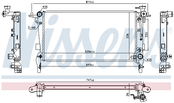 Radiator, engine cooling