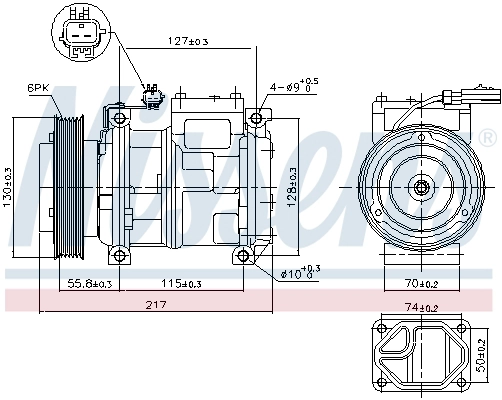 Compressor, air conditioning