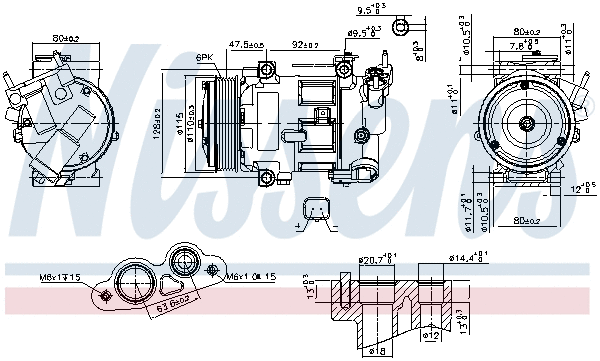 Compressor, air conditioning (890606)