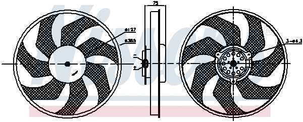 Fan, engine cooling