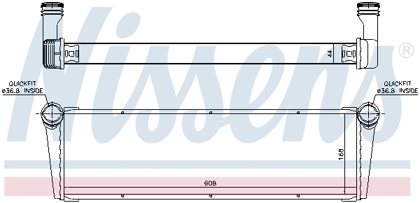 Radiator, engine cooling (606703)