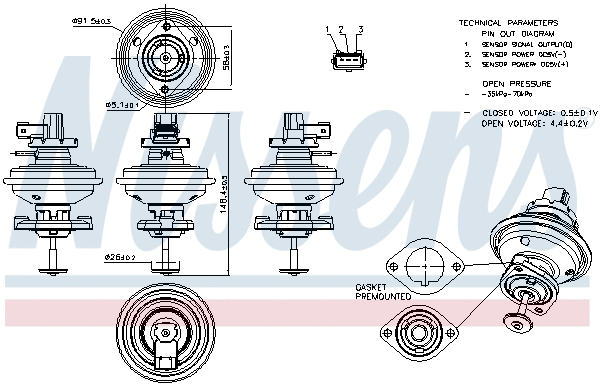 EGR Valve (98208)