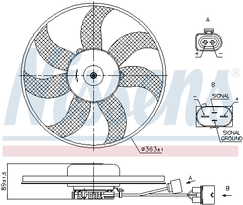 Fan, engine cooling