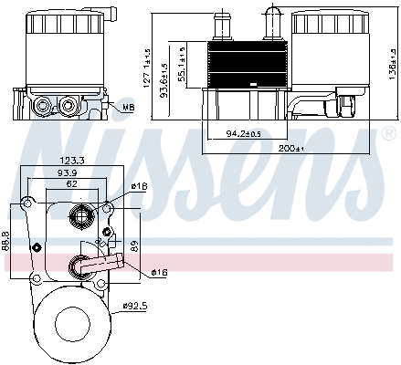 Oil Cooler, engine oil