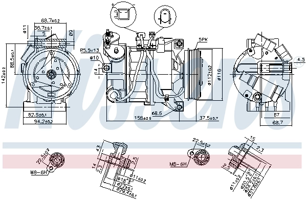 Compressor, air conditioning