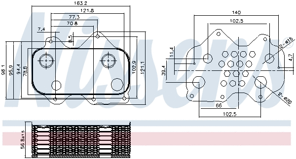 Oil Cooler, engine oil