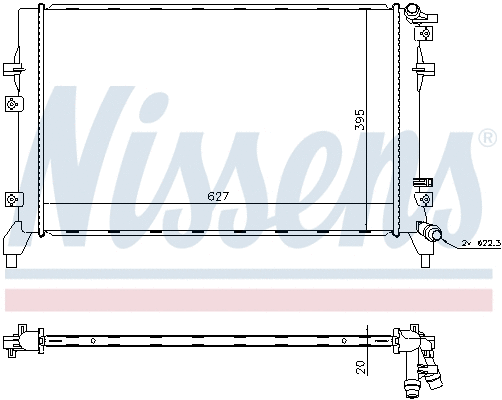 Low Temperature Cooler, charge air cooler (65315)