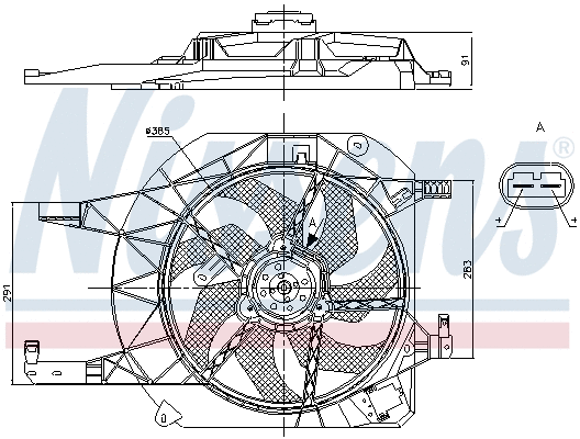 Fan, engine cooling