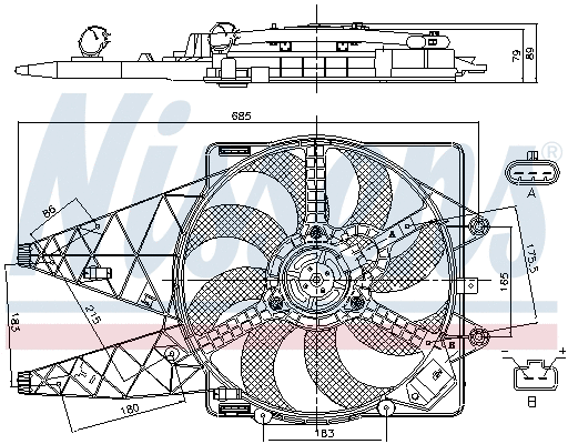 Fan, engine cooling