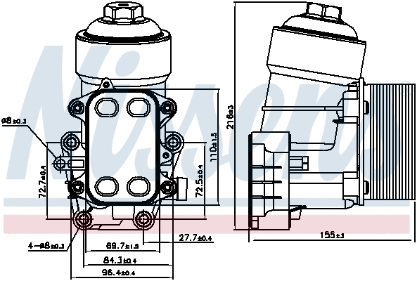 Oil Cooler, engine oil