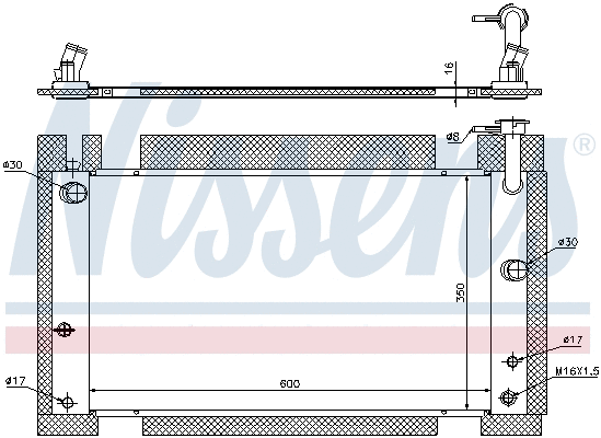 Radiator, engine cooling