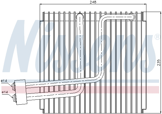 Evaporator, air conditioning