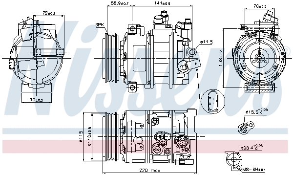Compressor, air conditioning