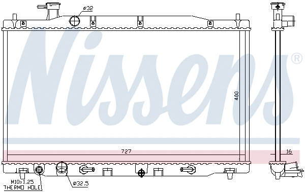 Radiator, engine cooling