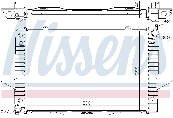 Radiator, engine cooling