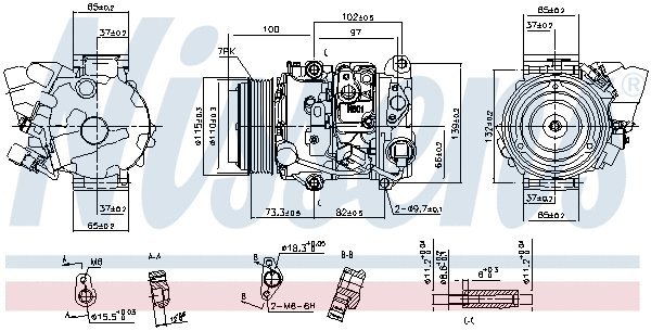 Compressor, air conditioning