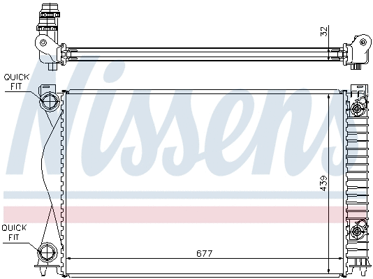 Radiator, engine cooling