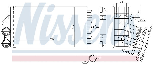 Heat Exchanger, interior heating