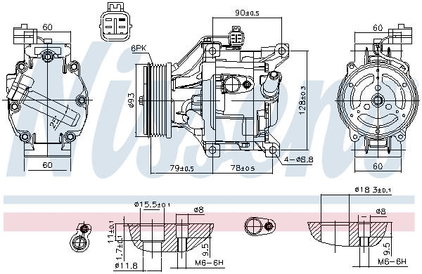 Compressor, air conditioning