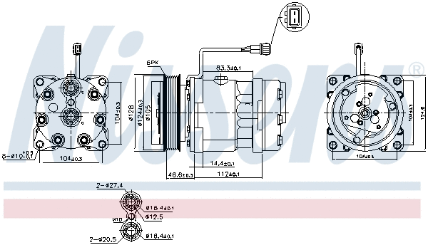 Compressor, air conditioning