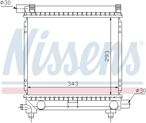 Radiator, engine cooling