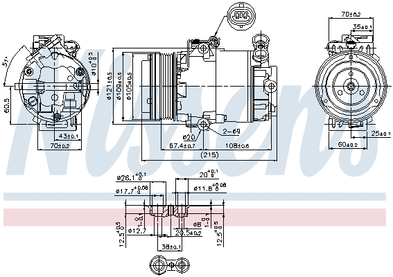 Compressor, air conditioning